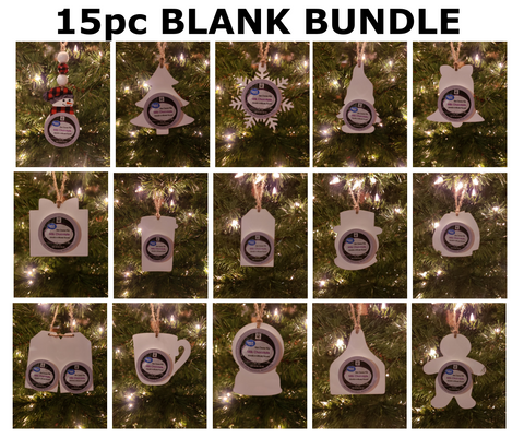 15PC bundle Coffee Pod Ornaments - Gift tags - Single sided only