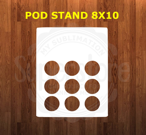 8x10 Coffee Pod Stand - Feet Included