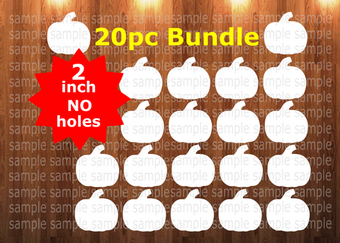 20pc bundle - 2 inch Pumpkin (great for badge reels & hairbow centers)