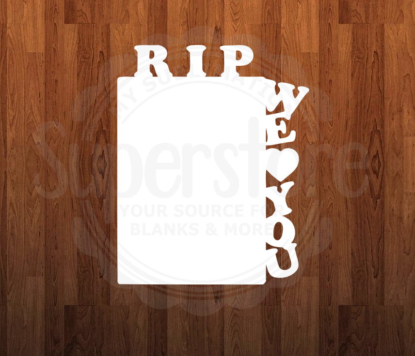 RIP We Love You - INCLUDES feet- 2 different sizes - Single Sided – My ...