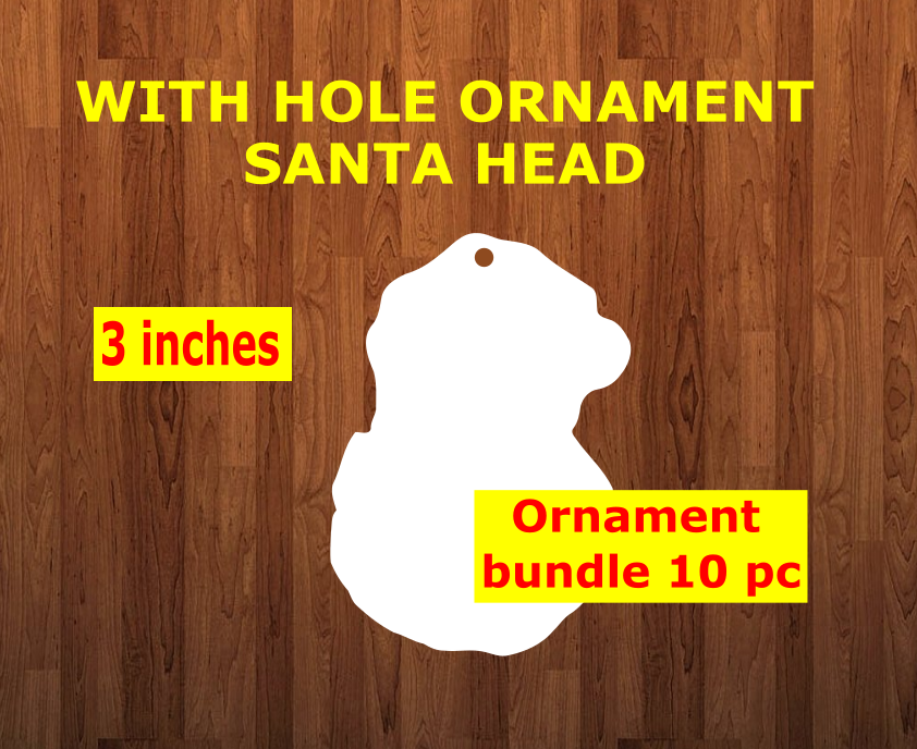 Santa 10pc or 25pc  Ornament Bundle Price