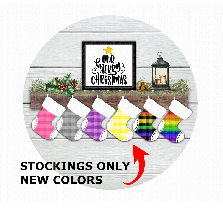 (Instant Print) Digital Download - 6 NEW stocking colors - made for our blanks