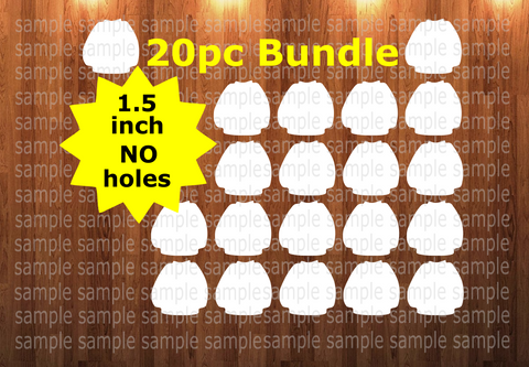 20pc bundle - 1.5 inch Sweater (great for badge reels & hairbow centers)