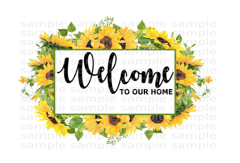 (Instant Print) Digital Download - Welcome to our home (add your own last name)