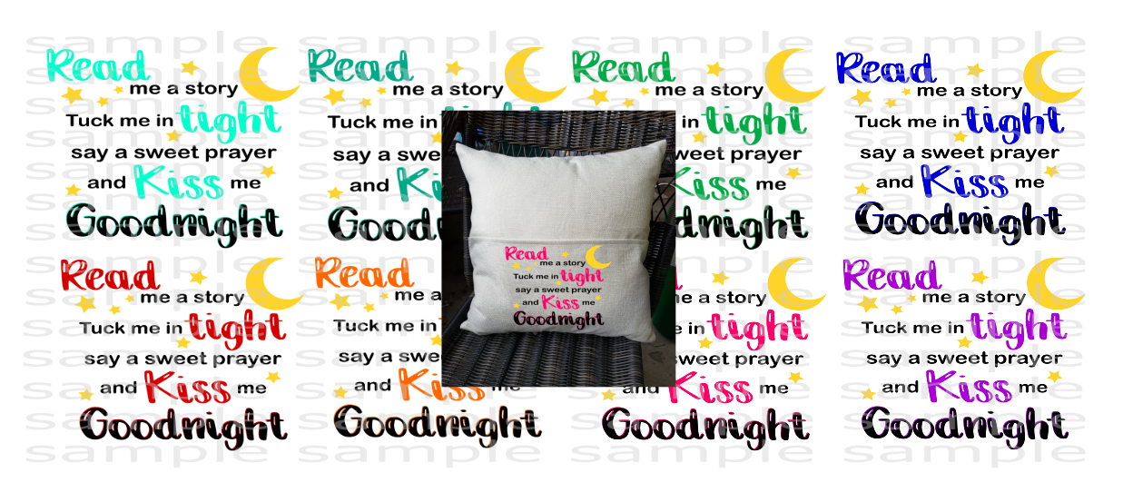 (Instant Print) Digital Download - ( BUNDLE 8PC) Read me a story and tuck me in tight say a sweet prayer and kiss me goodnight