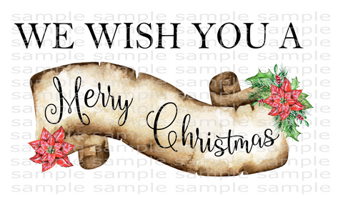 (Instant Print) Digital Download - We wish you a Merry Christmas
