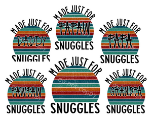 (Instant Print) Digital Download - Made just for (add your name or a pre-made name, you get 6) snuggles