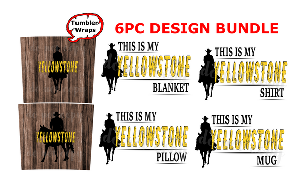 (Instant Print) Digital Download -  Yellowstone 6pc bundle - made for our  blanks