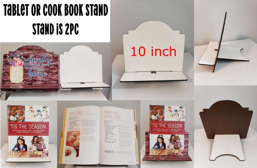 10 inch tablet or cookbook stand