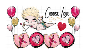 (Instant Print) Digital Download - Choose love xoxo cupid