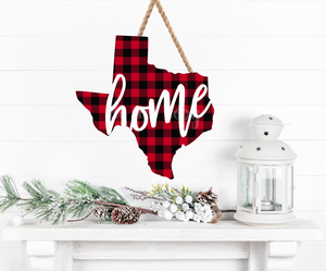 (Instant Print) Digital Download -  Texas Plaid State Design - Made for our  blanks