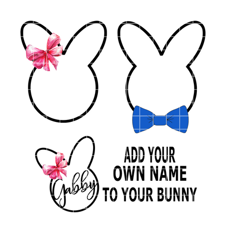 (Instant Print) Digital Download - Bunny bundle 2pc