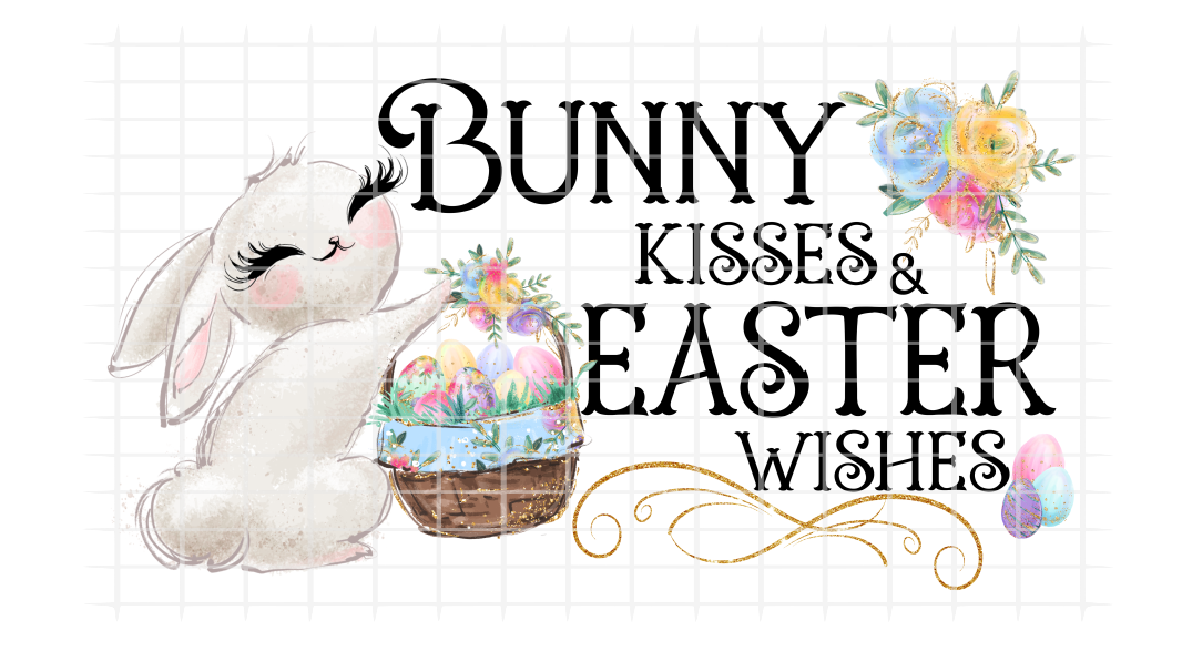 (Instant Print) Digital Download - Bunny kisses and Easter wishes
