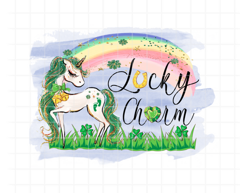 (Instant Print) Digital Download - Lucky Charm Unicorn