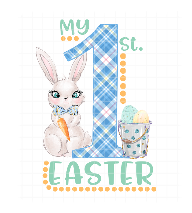(Instant Print) Digital Download - My 1st Easter - Boy Version