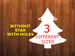 Tree with holes - Wall Hanger - 3 sizes to choose from -  Sublimation Blank  - 1 sided  or 2 sided options