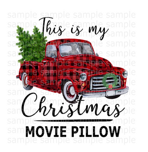 (Instant Print) Digital Download - This is my Christmas movie pillow