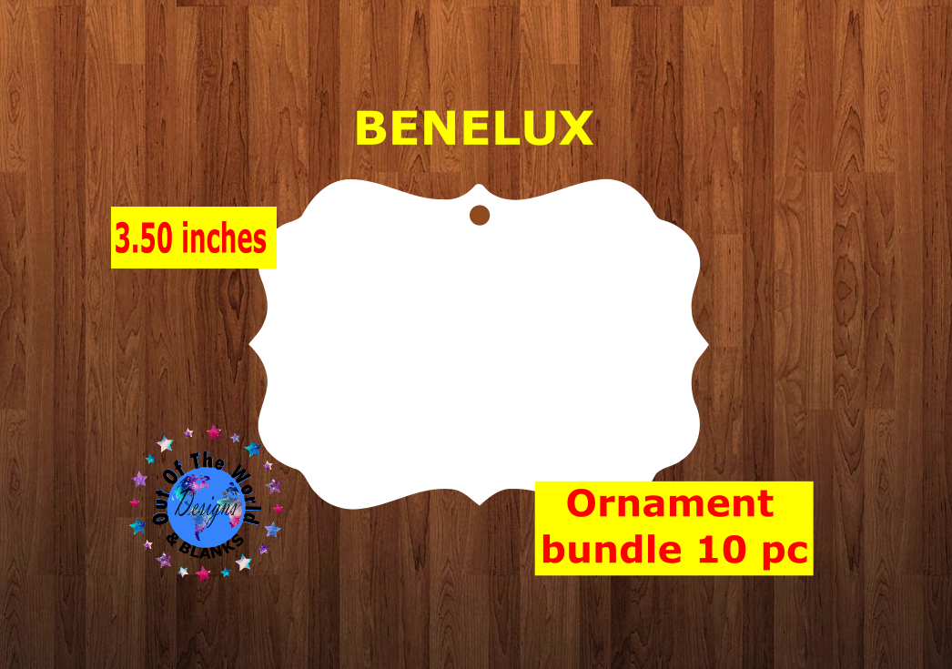 Benelux shape 10pc or 25 pc  Ornament Bundle Price