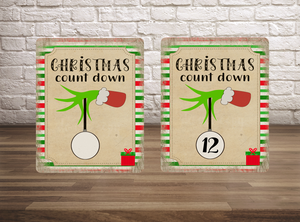 (Instant Print) Digital Download - Christmas Count Down  - made for our blanks
