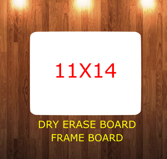 Rectangle 11x14 inch round corner -  Sublimation Blank MDF - Single and Double sided