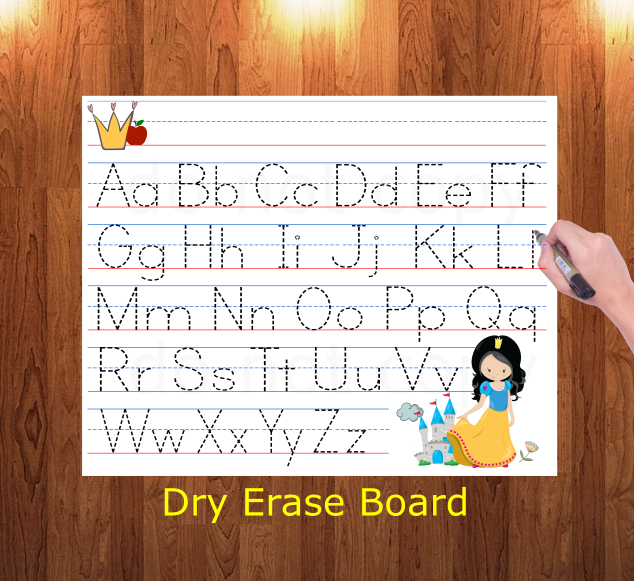 (Instant Print) Digital Download - Traceable letter sheet - Made for out MDF blanks