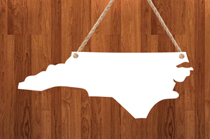 North Carolina -  3 different sizes use drop down bar -  Sublimation Blank MDF Single Sided