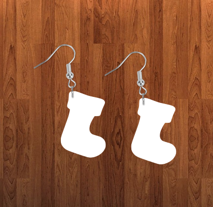 Stocking earrings size 1.5 inch - BULK PURCHASE 10pair