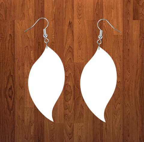 YGAOHF 1.8 Inch Large Sublimation Earring Blanks Bulk - Lightweight Wood  Earrings Blanks with Protective Film, Unfinished MDF Teardrop Earrings for