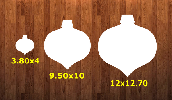 Tear drop ornament WITHOUT hole - Wall Hanger - 3 sizes to choose from -  Sublimation Blank  - 1 sided  or 2 sided options