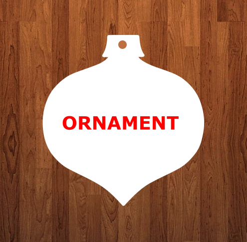 Tear drop ornament with hole - Wall Hanger - 3 sizes to choose from -  Sublimation Blank  - 1 sided  or 2 sided options
