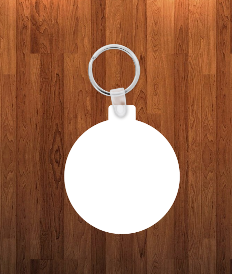Bulb Keychain - Single sided or double sided  -  Sublimation Blank