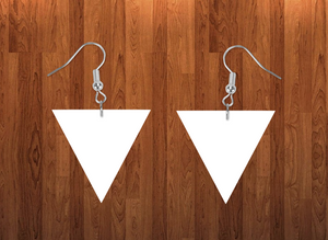 Triangle earrings size 2 inch - BULK PURCHASE 10pair