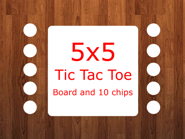 Tic Tac Toe 5x5  Shorts 1 