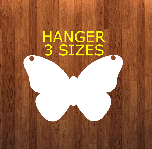 Butterfly WITH holes - Wall Hanger - 3 sizes to choose from -  Sublimation Blank  - 1 sided  or 2 sided options