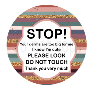 (Instant Print) Digital Download - Stop your germs are to big for me - Made for out MDF blanks
