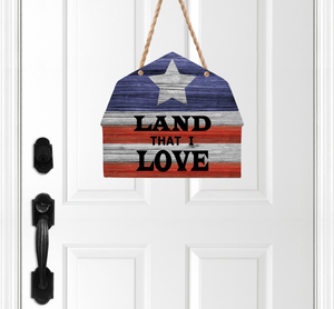 (Instant Print) Digital Download - Land that I love barn - Made for out MDF blanks