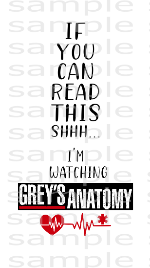 If you can read this, I'm watching Grey's Anatomy Socks ( you get 3 pairs of socks )
