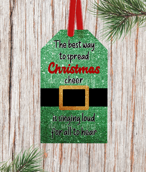 (Instant Print) Digital Download - The best way to spread Christmas cheer is singing loud for all to hear , made for our  MDF blanks