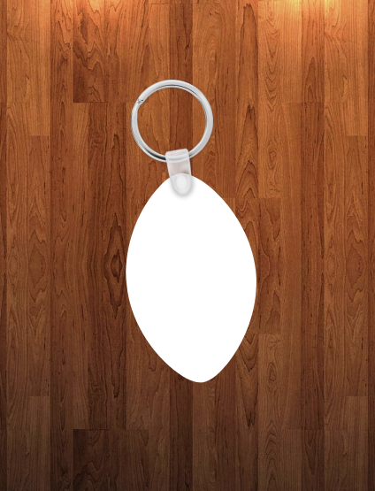 Football Keychain - Single sided or double sided  -  Sublimation Blank