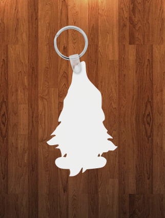 Gnome with feet Keychain - Single sided or double sided  -  Sublimation Blank