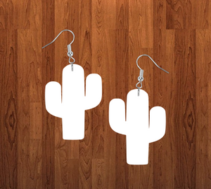 Cactus earrings size 2 inch - BULK PURCHASE 10pair