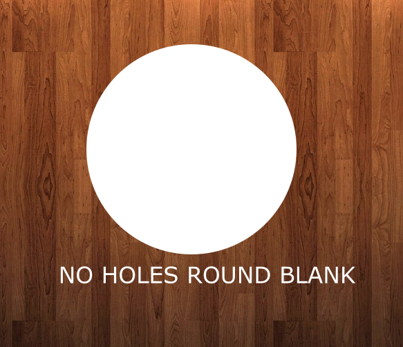 NO HOLES - 11.5 inch round - Sublimation MDF
