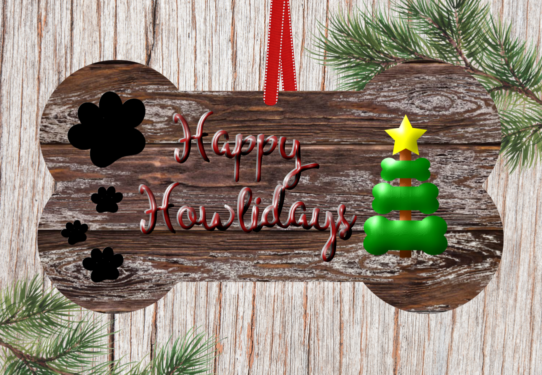 (Instant Print) Digital Download - Happy Howlidays , made for our  MDF blanks