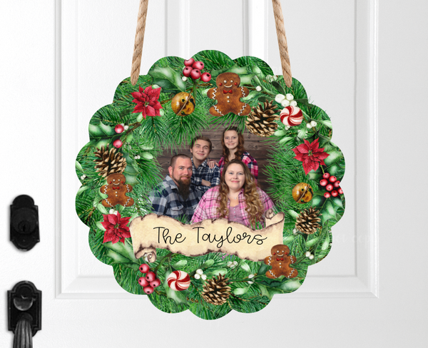 (Instant Print) Digital Download - Personalized your own wreath , made for our  MDF blanks