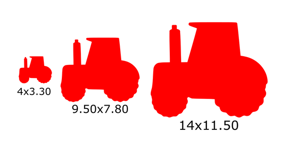 Tractor with holes - Wall Hanger - 3 sizes to choose from -  Sublimation Blank  - 1 sided  or 2 sided options