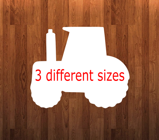 Tractor with no holes - Wall Hanger - 3 sizes to choose from -  Sublimation Blank  - 1 sided  or 2 sided options