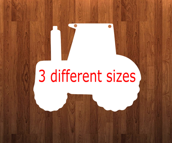 Tractor with holes - Wall Hanger - 3 sizes to choose from -  Sublimation Blank  - 1 sided  or 2 sided options