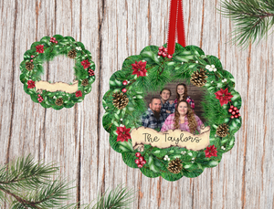 (Instant Print) Digital Download - Personalize your own wreath  , made for our MDF blanks