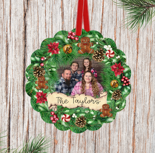 (Instant Print) Digital Download - Personalized your own wreath , made for our  MDF blanks