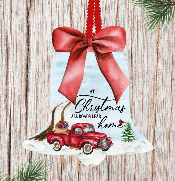 (Instant Print) Digital Download - At Christmas all road lead home  , made for our MDF blanks